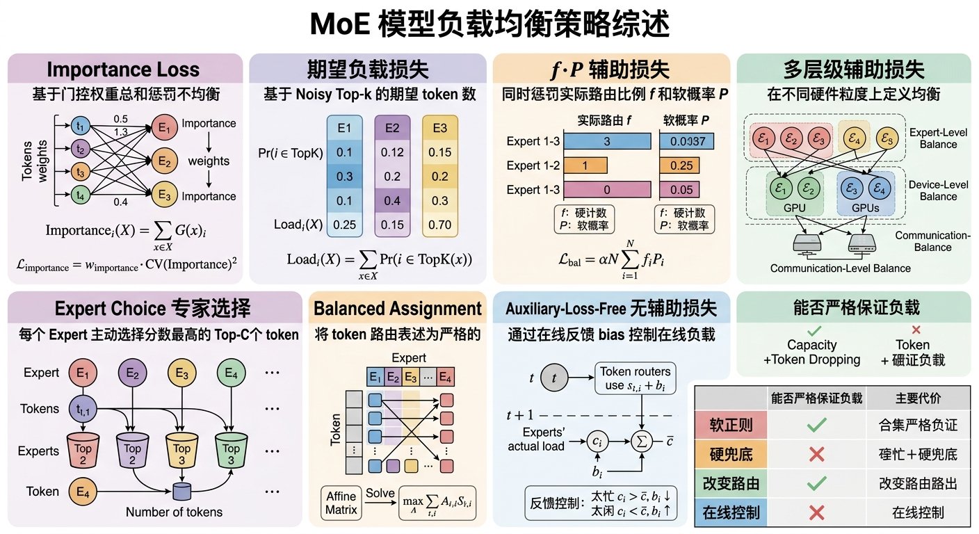 大模型 MoE 负载均衡的 N 种方法